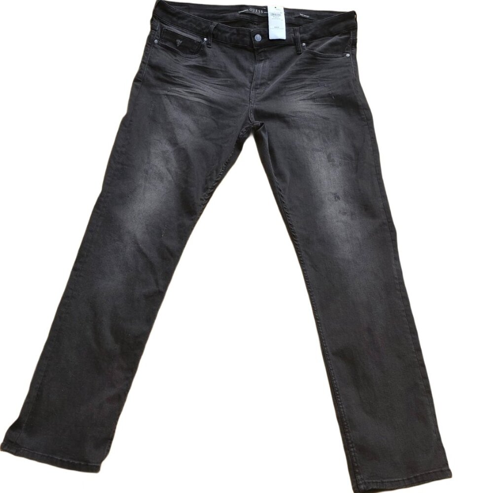 Guess Men’s Black Slim Taper Jeans 38x30 | NWT